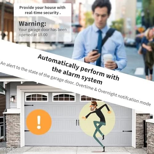 Dioche Smart Garage Door Opener Controller with Tuya Smart Life App Control & Voice Commands | 100-240V thumbnail 6