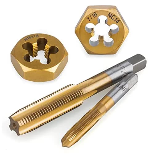 EFFICERE 86-Piece Master Tap and Hex Die Set | 3mm-16mm (M3-M16) & #4-5/8" SAE thumbnail 3