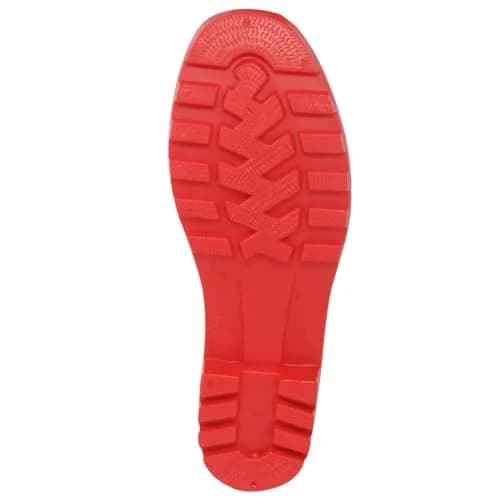 Fubotao Women's Mid Calf Rain Boots Red | Waterproof Fashion Garden Shoes with Buckle & Comfortable Insole thumbnail 4
