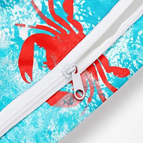 zcyxuuw Wet Dry Bag with Zipper Handle for Swimsuit, Travel, Beach, Pool, Diapers, Gym Clothes, Makeup Bag, Waterproof Reusable Ocean Decor Starfish Pattern (26 x 32 CM) thumbnail 7