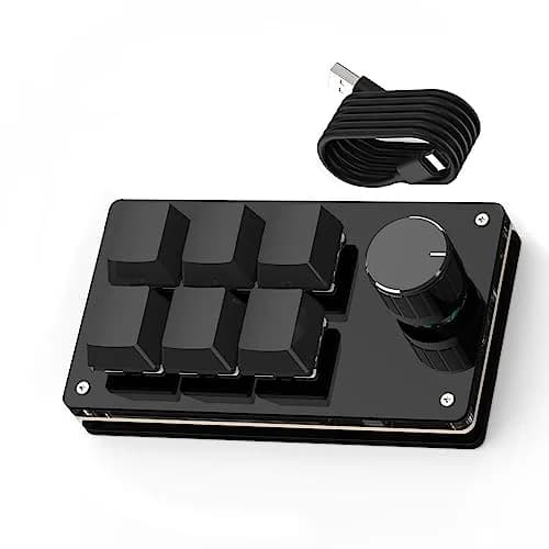 SIKAI CASE Programmable Macro Keyboard 6 Keys with Knob | Hot-Swappable Mechanical Switches thumbnail 1