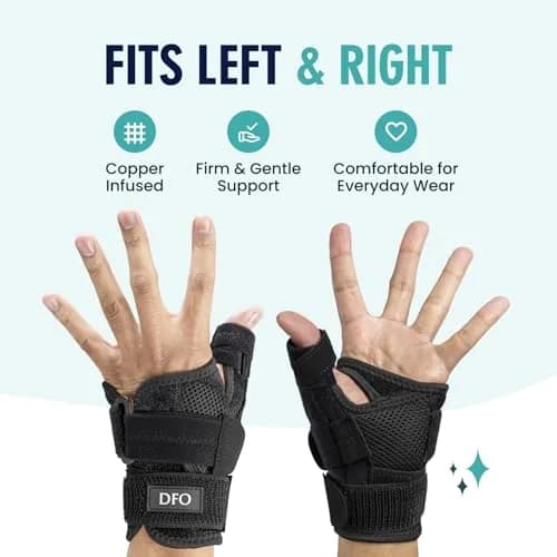 Dr. Frederick's Original Copper Thumb & Wrist Brace | Support for Arthritis & Tendonitis (One Size) thumbnail 3