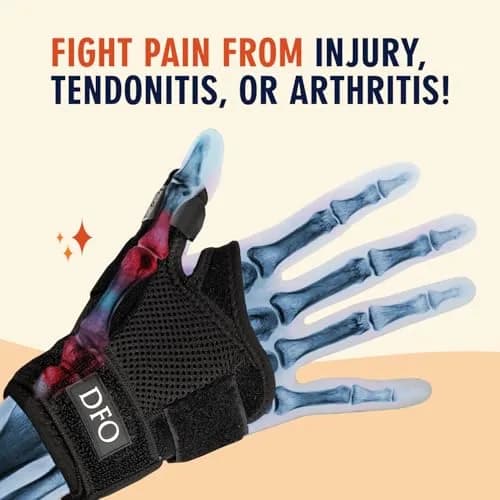 Dr. Frederick's Original Copper Thumb & Wrist Brace | Support for Arthritis & Tendonitis (One Size) thumbnail 4