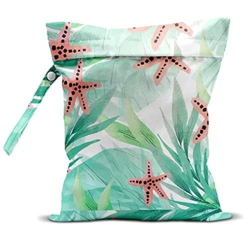 zcyxuuw Wet Bag Waterproof Reusable Beach & Travel Bag 26 x 32 CM | Multi-Purpose, Durable, Ocean Decor thumbnail 1