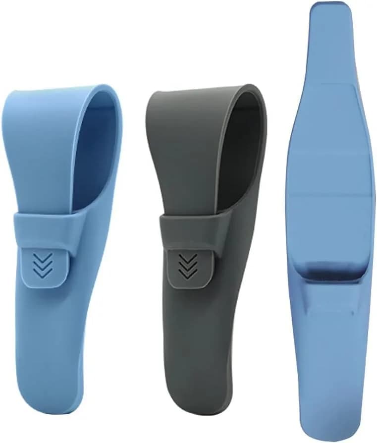 JCSMARTEC 2-Pack Silicone Razor Case | Blue+Grey Travel Shaver Protector thumbnail 2