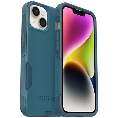 OtterBox Commuter Series Case for iPhone 14 & 13 - DONT BE BLUE (Blue), 153mm x 79mm x 14mm | Slim, Tough, Pocket-Friendly Protection thumbnail 1