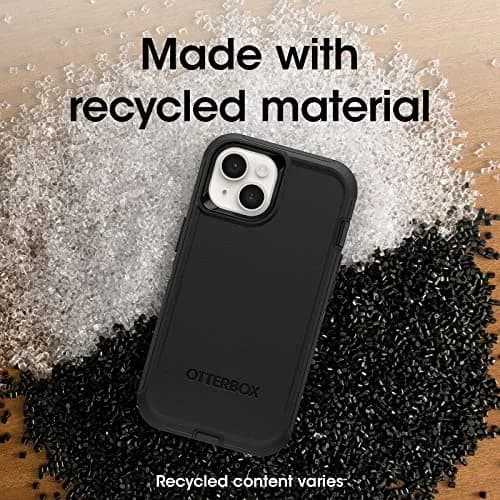 OtterBox Defender Series Case for iPhone 14 & iPhone 13 - Black, Rugged & Durable, with Port Protection & Holster Clip Kickstand (114 g / 0.25 lb) thumbnail 7