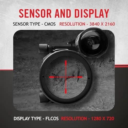 Sightmark Wraith 4K 4-32x40 Digital Night Vision Riflescope | 4K CMOS Sensor, 274m Detection Range, Recoil Rated thumbnail 3