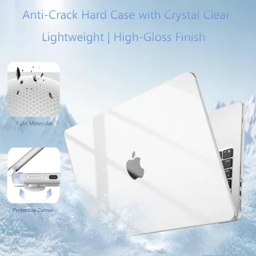 MOSISO Compatible with MacBook Air 13 inch Case M5 2026 M4 M3 M2 2025-2022 | Liquid Retina Display & Touch ID thumbnail 5