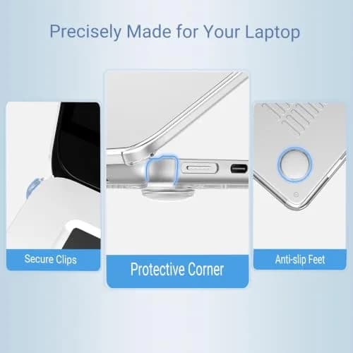MOSISO Compatible with MacBook Air 13 inch Case M5 2026 M4 M3 M2 2025-2022 | Liquid Retina Display & Touch ID thumbnail 8