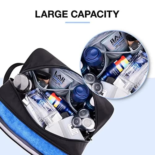 BAGSMART Large Toiletry Bag for Men, Hanging Dopp Kit 25.9cm (10.2 inches) | Water-Resistant Travel Organizer thumbnail 4