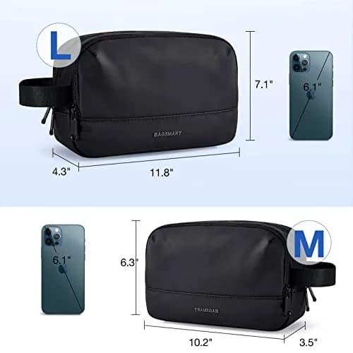 BAGSMART Large Toiletry Bag for Men, Hanging Dopp Kit 25.9cm (10.2 inches) | Water-Resistant Travel Organizer thumbnail 5