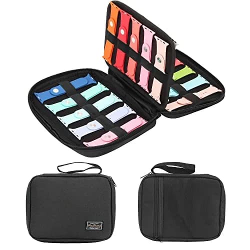PACMAXI Watch Bands Storage Case | Holds 20 Watch Straps, Compact & Portable thumbnail 1
