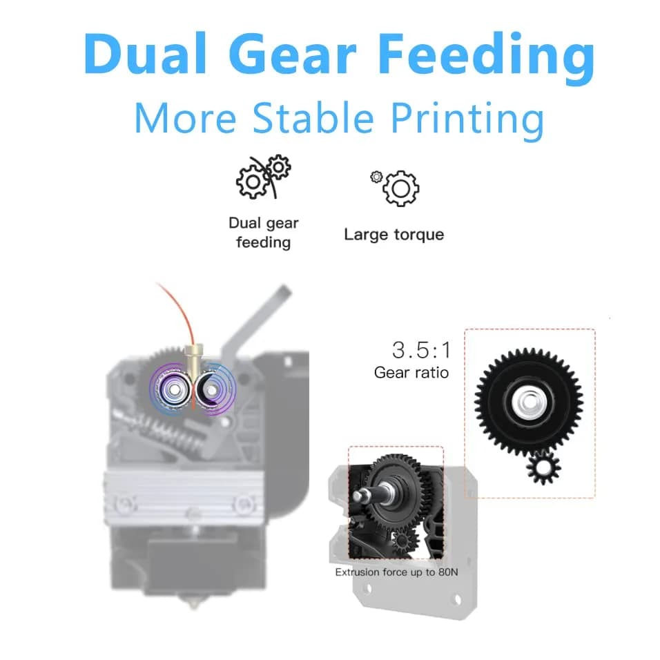Creality Sprite Extruder Pro Kit Support 300°C | All Metal Direct Drive for Ender 3/Pro/Max thumbnail 2