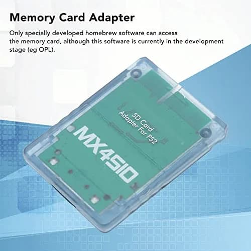 Yoidesu Memory Adapter for PS2 Fat Console | Blue ABS Card Reader for SIO2SD thumbnail 4