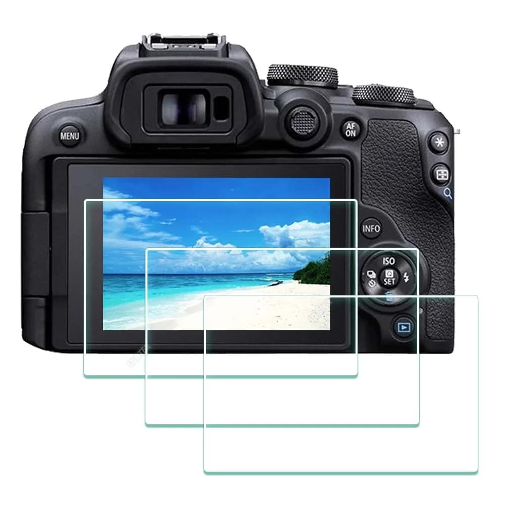 ULBTER 9H Tempered Glass Screen Protector for Canon EOS R10 / EOS R100 Camera LCD (3 Pack) | Anti-Bubble, Anti-Scratch, 99.99% HD Clarity