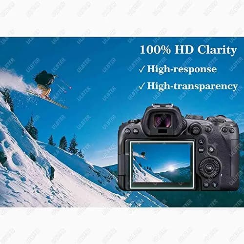 ULBTER 9H Tempered Glass Screen Protector for Canon EOS R10 / EOS R100 Camera LCD (3 Pack) | Anti-Bubble, Anti-Scratch, 99.99% HD Clarity thumbnail 5