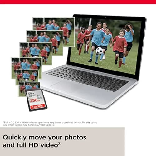 SanDisk 256GB Ultra SDXC UHS-I Memory Card 256GB (8.47 Fl Oz) | Fast Read Speeds Up to 150MB/s thumbnail 5