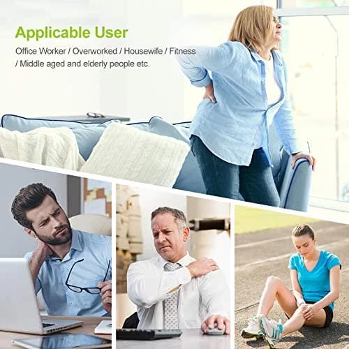 AUVON Dual Channel TENS Unit Muscle Stimulator Machine for Pain Relief with 20 Modes & 2x4 Inch Electrode Pads thumbnail 6