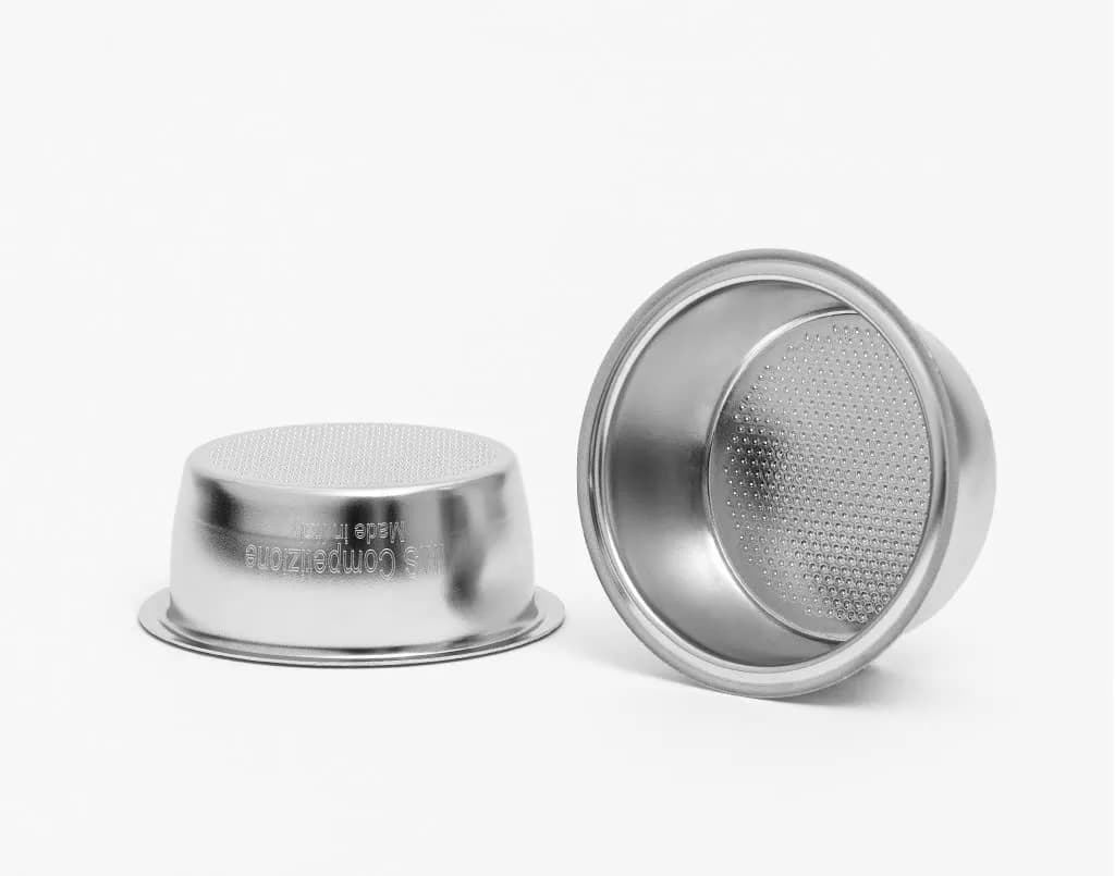 verybarista IMS Precision Filter Basket 51mm (22mm Height) | Double Espresso 11-15g for DeLonghi Machines — H32