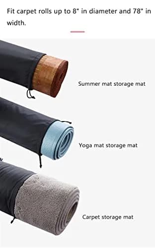Primst 4PCS Carpet Waterproof Storage Bag Set | 33cm x 128cm (13" x 50") | Oxford Cloth Drawstring Rug Bags for Moving & Storage thumbnail 2