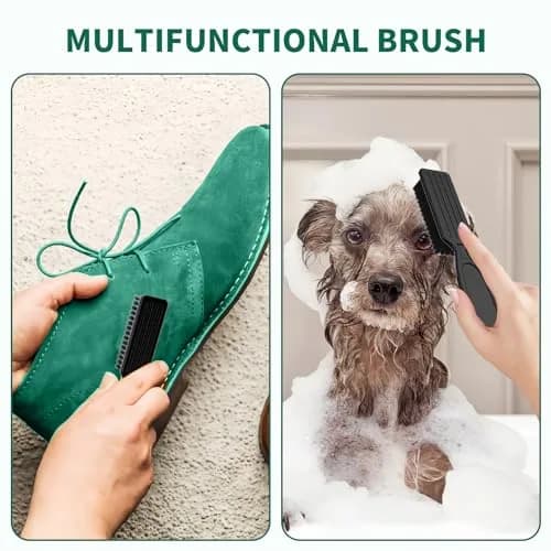 SQULIGT Black 6 Pcs Hair Brush Set | Nylon Bristle Barber Clipper Cleaning Brushes thumbnail 6