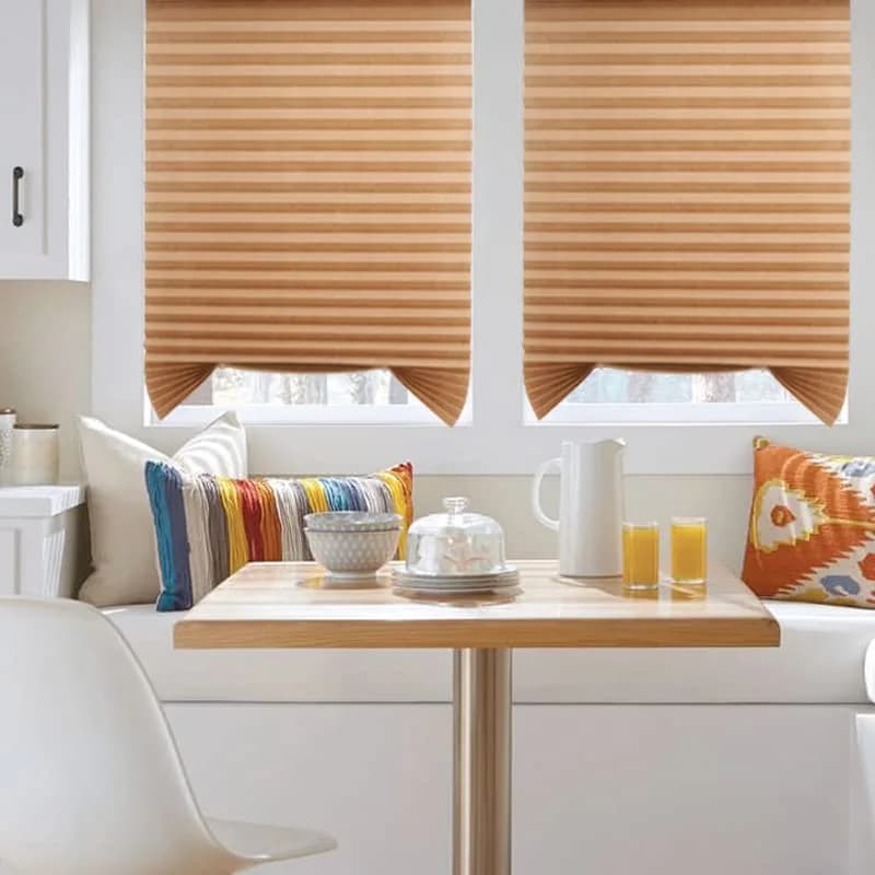 Jlong Cordless No-Drill Pleated Paper Shades 59"H x 23.6"W (150cm x 60cm) | Temporary Light Filtering Window Coverings thumbnail 5