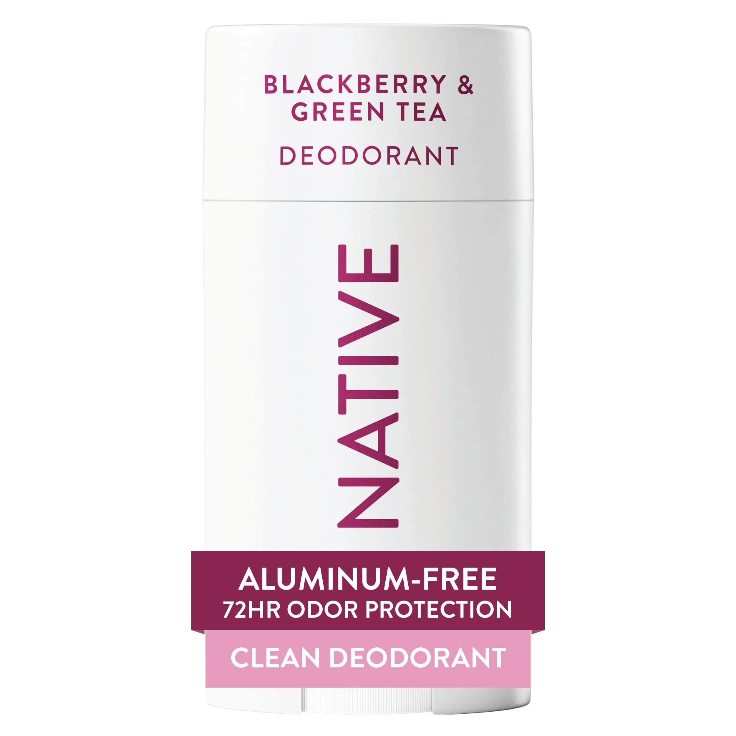 Native Blackberry & Green Tea Deodorant Stick 77g (2.65oz) | 72-Hour Odor Control