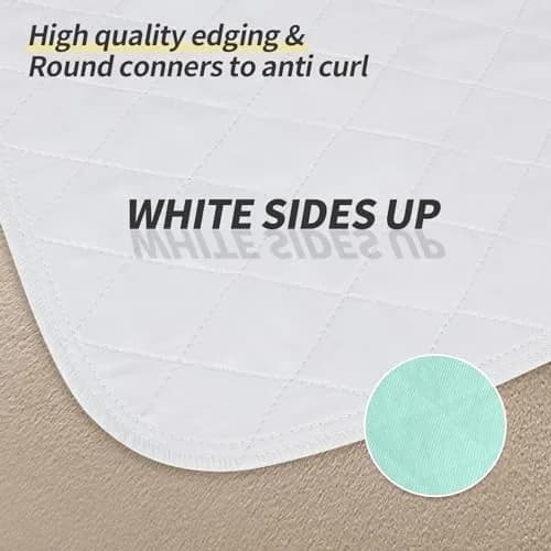 CoolShields Reusable Waterproof Bed Pads 34x36 | Washable & Eco-Friendly Bed Protector for Adults & Elderly thumbnail 6