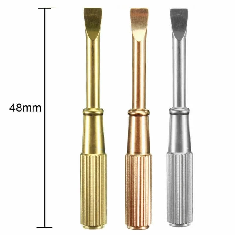 BRAVECOW Titanium Steel Mini Screwdriver for Love Bracelet | Gold, 48x6x4mm thumbnail 6