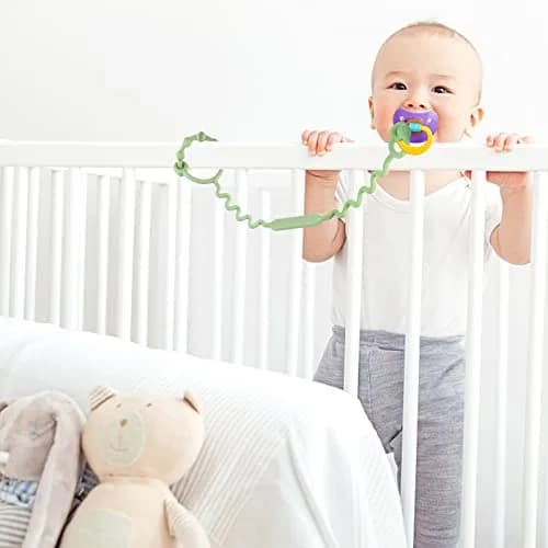Yunaeduo Silicone Toy Straps for Baby, 5 Pack - Adjustable Safety Holder for Stroller, High Chair, Sippy Cups | BPA-Free thumbnail 3