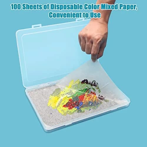 Garpernics Stay Wet Palette for Acrylic Painting Miniatures | Moisture Seal & Easy Cleanup thumbnail 4