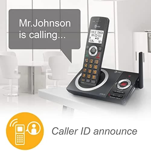 AT&T DECT 6.0 2-Handset Cordless Phone for Home | Long Range & Call Blocker thumbnail 8