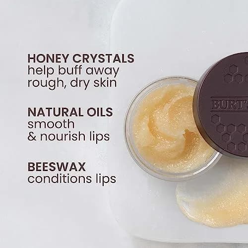 Burt's Bees Conditioning Lip Scrub & Overnight Intensive Lip Treatment Duo 0.5 oz (15ml) | Natural Origin thumbnail 3