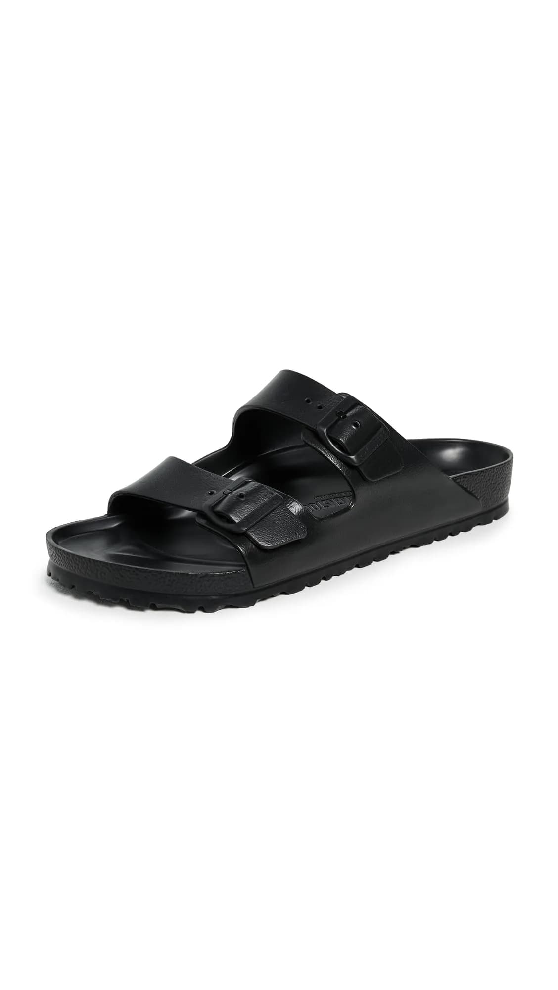 Birkenstock Men's Arizona EVA Sandals, Black, 11 Medium US | Ultra-lightweight, water-friendly slip-ons - main product image