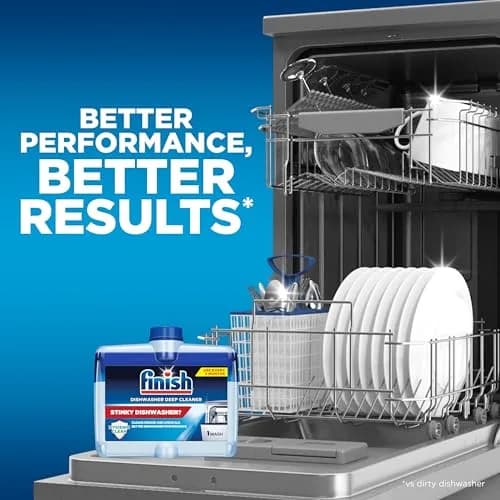 Finish Dishwasher Cleaner Liquid 4 Bottles | Deep Cleans Hidden Grease & Limescale thumbnail 6