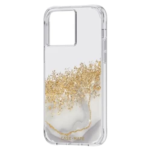 Case-Mate iPhone 14 Pro Max Case - Karat Marble 6.7" | 10FT Drop & Wireless Charging thumbnail 3
