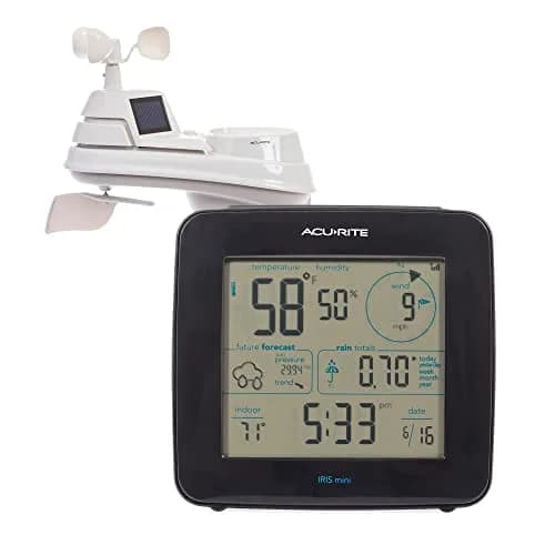AcuRite Iris Weather Station with Mini Wireless Display, 2.06 kg (4.56 lb) | Hyperlocal Forecast & Barometer thumbnail 1