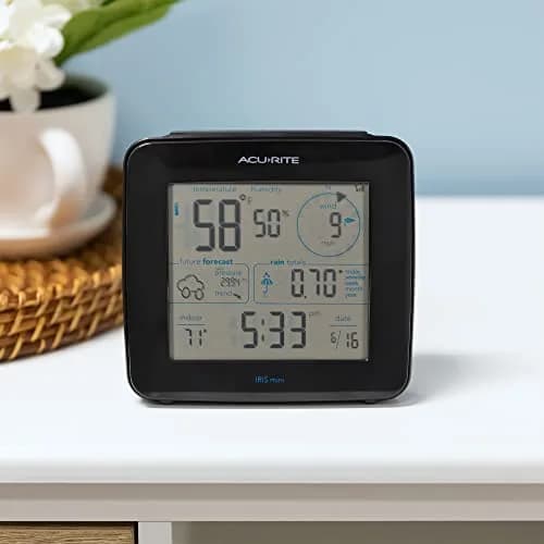 AcuRite Iris Weather Station with Mini Wireless Display, 2.06 kg (4.56 lb) | Hyperlocal Forecast & Barometer thumbnail 3