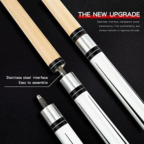 Teekerwan Maple Pool Cue Stick 152.4cm (58 inch) 19 oz | Professional Grade for Indian Billiards thumbnail 4