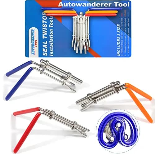 AutoWanderer Tool Hydraulic Cylinder Seal Install Tool Set 3 PCS | Rod Diameters 22-165mm thumbnail 1