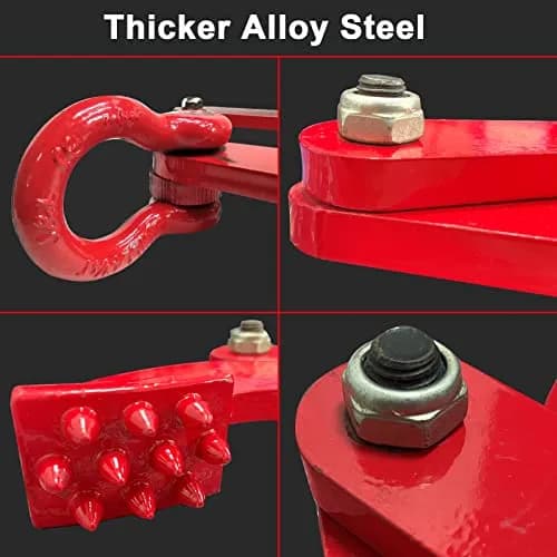 BONOOTH Pallet Puller 2T (4409 lbs) Capacity Heavy Duty Steel Single Scissor Jaw Grabber | Industrial Material Handling Tool thumbnail 4