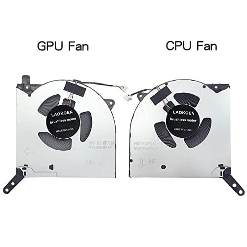 LAOKOEN Replacement CPU & GPU Cooling Fans for Lenovo Legion 5 Pro 16ACH6H (Type:82JQ) R9000P 2021H | 10V 0.8A thumbnail 3