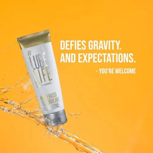LubeLife Water Based Gel Lube 4 Fl Oz | Non-Drip Jelly for Sensitive Skin thumbnail 7