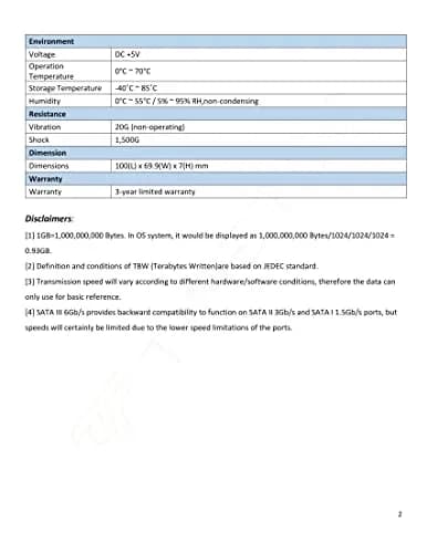 Timetec Pinnacle 256GB SSD 227.5GB (256GB) | Boost PC Speed with 530MB/s SATA III Internal Drive thumbnail 8