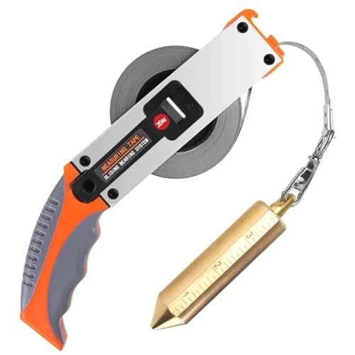 Cekegon 66' Oil Tank Gauging Tape, Sounding Tape Measure Oil Gauge Tape | Durable Stainless Steel, Precise Oil Level Measurement thumbnail 1