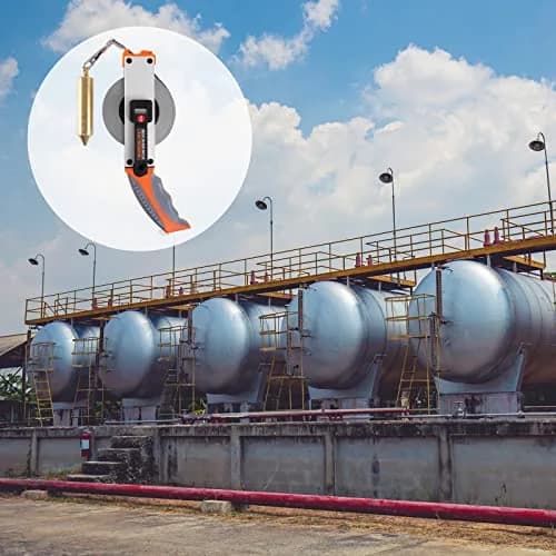 Cekegon 66' Oil Tank Gauging Tape, Sounding Tape Measure Oil Gauge Tape | Durable Stainless Steel, Precise Oil Level Measurement thumbnail 6