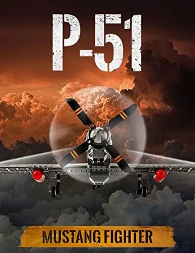 SEMKY Military Fighter Jet P-51 Fighter Mustang Air Force Building Block Set 258 Pieces | Educational Engineering Toy for Kids & Adults thumbnail 3