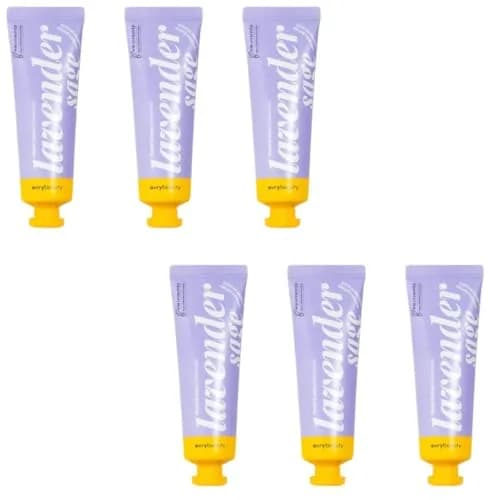 AVRYBEAUTY Lavender Sage Shea Butter Lotion Set 1.5 oz. - 6 Pack | Vegan Hand & Body Moisturizer for Dry Skin thumbnail 1