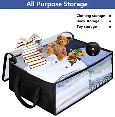 AOODA Wide Hat Storage for Baseball Caps | Large Capacity Cap Organizer for Closet, Holds up to 40 Snapbacks, Black thumbnail 7